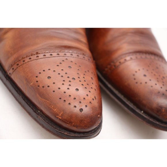 To Boot New York Adam Derrick Men's Size 10 Brown WingTip Dress Shoes - Picture 11 of 13